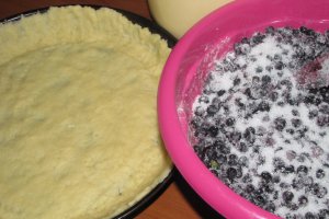 Blueberries pie
