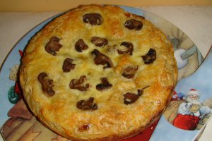 Quiche cu ciuperci