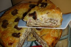 Quiche cu ciuperci