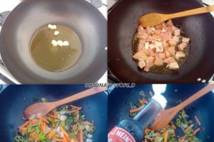 Noodles cu pui
