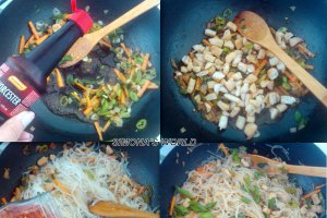 Noodles cu pui