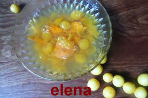 Compot cu corcoduse si caise