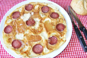 Omleta cu cascaval Delaco