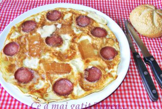 Omleta cu cascaval Delaco