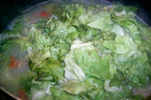 Supa de salata verde