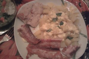 PANGASIUS LA GRATAR CU SOS SI SALATA