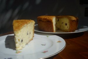 Prajitura cu branza si merisoare