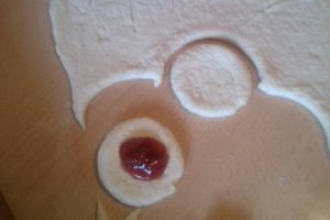 Pancove de post cu dulceata de capsuni