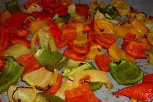 Salata de ardei copti cu usturoi