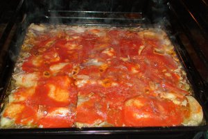 Pangasius cu ceapa si sos la cuptor