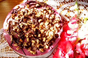 Desert cu iaurt şi mure