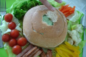 Sos de spanac cu legume mixte