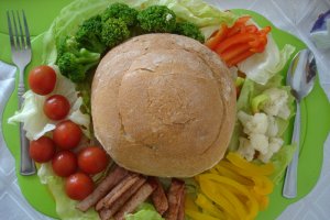 Sos de spanac cu legume mixte