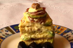 Tortulet de avocado cu bacon