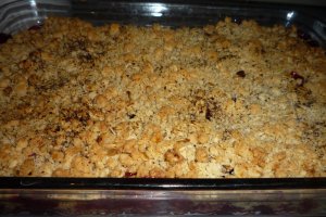 Crumble cu prune