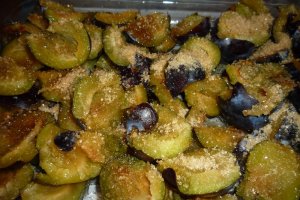 Crumble cu prune