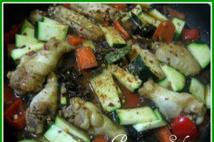 Aripioare picante cu legume