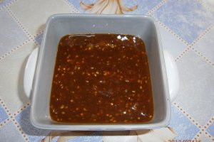 Curry cu vinete si susan-“Fried brinjal sesame curry”-reteta  srilankeza