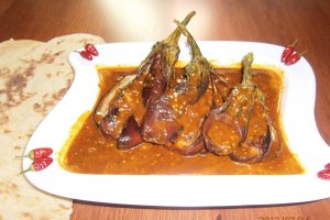Curry cu vinete si susan-“Fried brinjal sesame curry”-reteta  srilankeza