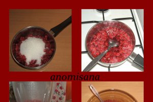 Tort cu blat ciocolatos si mousse de zmeura, acoperit cu ganash