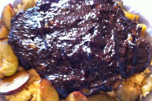 Tarta Linzer cu prune si gem