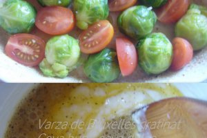 Varza de Bruxelles gratinata