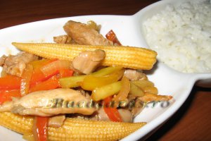 Pui cu legume- mancare chinezeasca