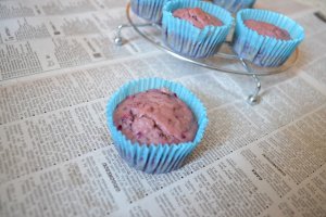 Blackberry cupcakes