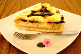 Tartă cu banane