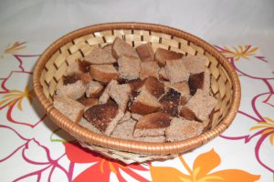 Supa crema de legume cu smantana si crutoane