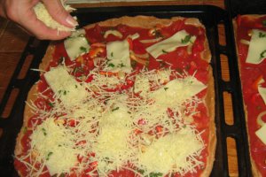 Pizza ovo -lacto-vegetariana