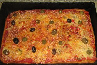 Pizza ovo -lacto-vegetariana