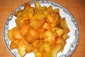 Crema de caise cu branza de vaci si merisoare