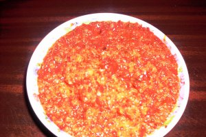 Pasta de ardei cu rosii