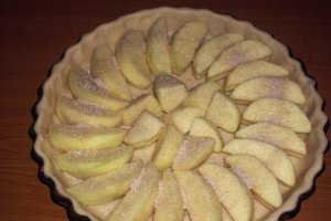 Tarta alsaciana cu mere