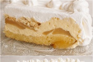 Tort cu mere si crema de zahar ars