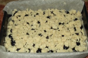 Crumb cake cu struguri