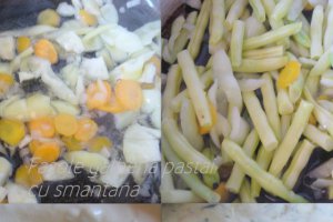 Fasole galbena pastai cu smantana