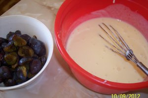 Placinta cu iaurt si prune