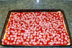 Pizza cu mozzarella
