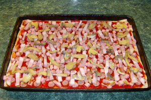 Pizza cu mozzarella