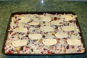 Pizza cu mozzarella