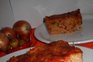 Orez cu suc de rosii si cascaval