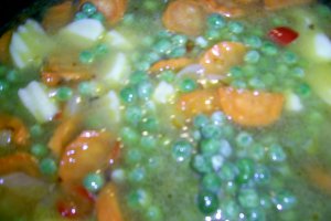 Supa  poloneza   cu mazare verde