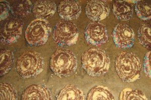 Biscuiti marmorati