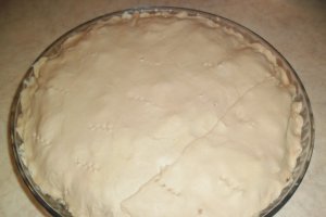 Budinca din foietaj cu piure de cartofi si branza