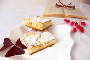 Prăjitură cu brânză dulce
