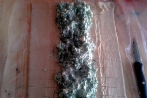 Strudel cu spanac si branza de capra