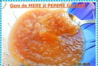 Gem de mere si pepene galben