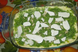 Aperitiv cu branza,dovlecei şi ardei